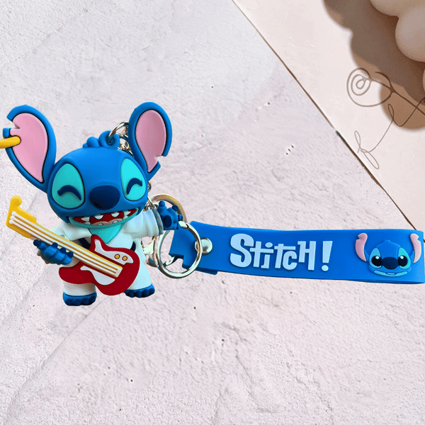 Chaveiro Stitch Rockn'roll