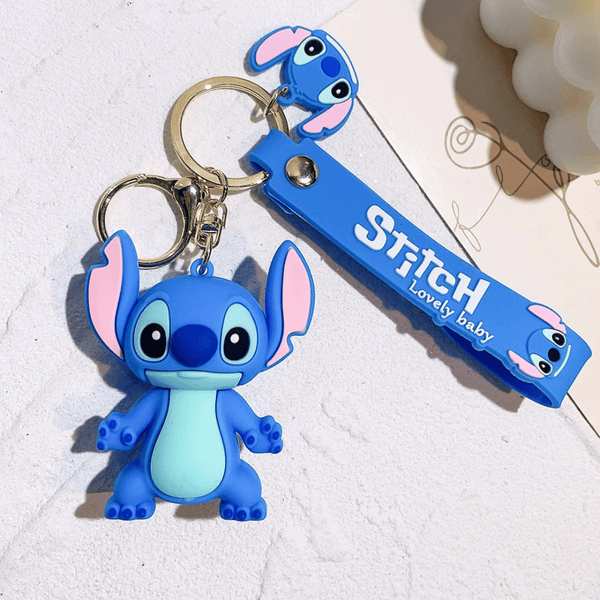 Chaveiro Disney Stitch de alta qualidade, acessório fofo para fãs da Disney