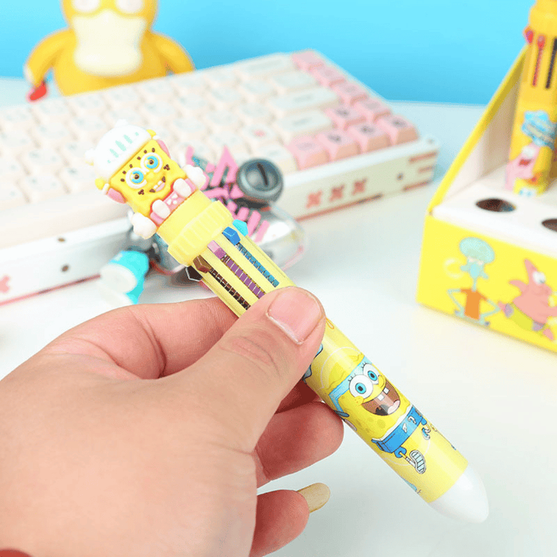 Caneta Multicor Bob Esponja