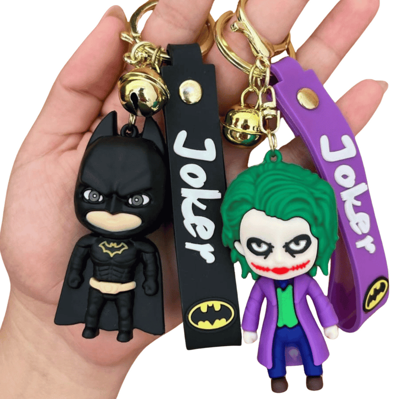 Chaveiro Batman e Coringa - Coleção Heróis
